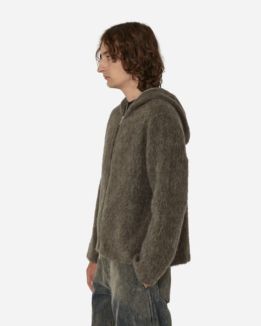 Our Legacy Mohair Full Zip Hoodie in Brown for Men | Lyst Our Legacy Mohair Full Zip Hoodie in Brown for Men | Lyst