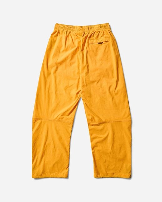 Nike Yellow Men S Tech Woven Pants Sundial for men