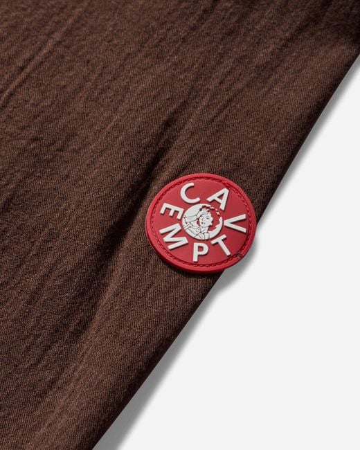 Cav Empt Brown Men S Soft Cw Short Sleeve Open Shirt for men