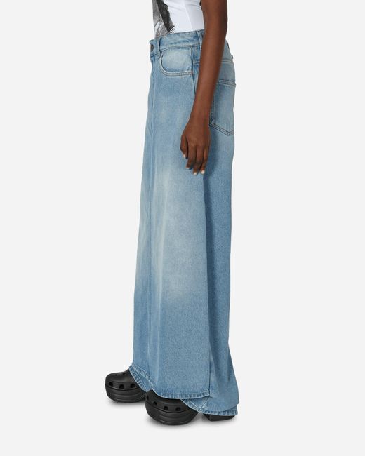 Jean Paul Gaultier Blue Denim Pant Skirt Light