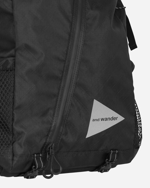 And Wander Black Ecopak 18l Backpack for men