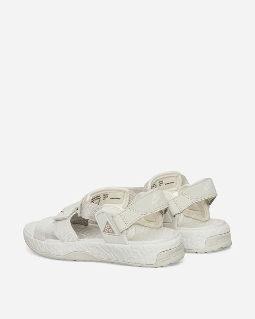 Nike White Acg Air Deschutz+ Sandals Phantom / Khaki for men