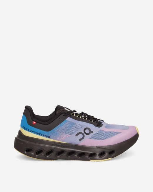 On Shoes Blue Men S Cloudsurfer Next Sneakers Malibu / Raspberry for men