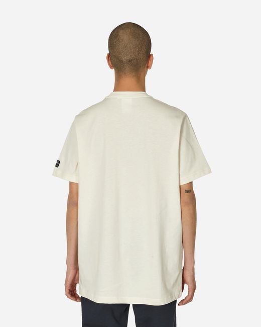 Adidas White Spzl Mod Trefoil 10 T-shirt Chalk for men