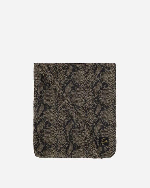 Needles Black Book Bag for men
