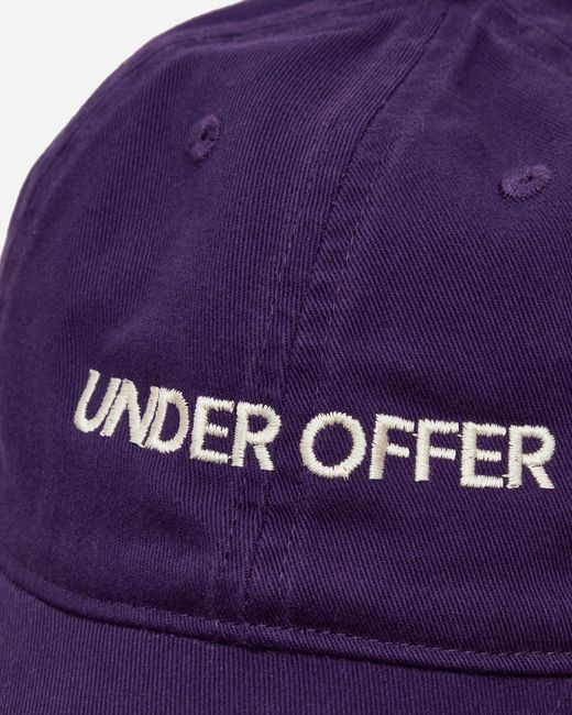 IDEA BOOK Purple Under Offer Hat for men