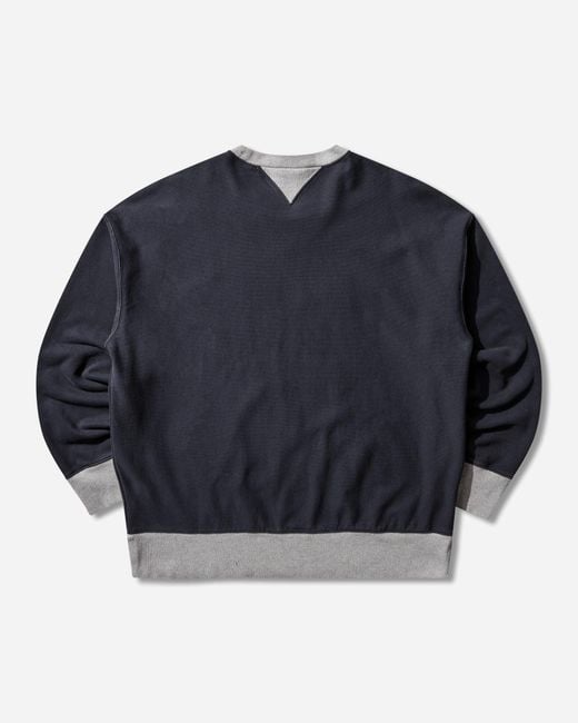Champion Blue Time Capsule Reverse Wave Crewneck Sweatshirt Dark for men