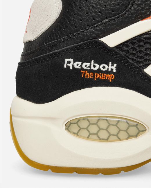 Reebok Black Question Pump Sneakers for men
