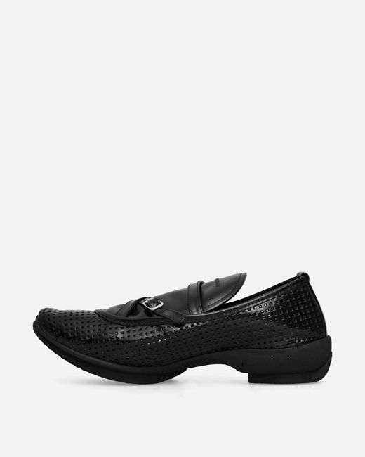 【Kiko Kostadinov】ブラック Sonia バックル ローファー KIKO KOSTADINOV SONIA BUCKLED LOAFER LAGOON SS25 | DOSHABURI