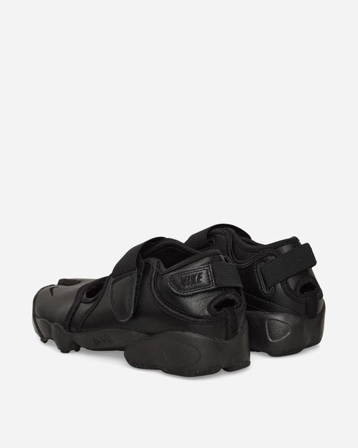 Nike Black Women S Air Rift Leather Sandals