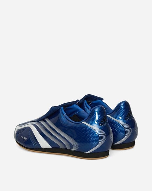 Adidas Blue S Taekwondo F50 Sneakers Royal