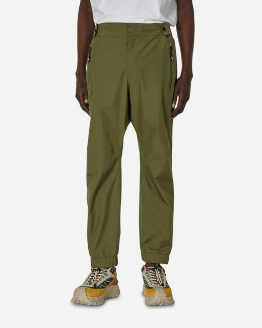 3 MONCLER GRENOBLE Green Day-namic Trousers Olive for men