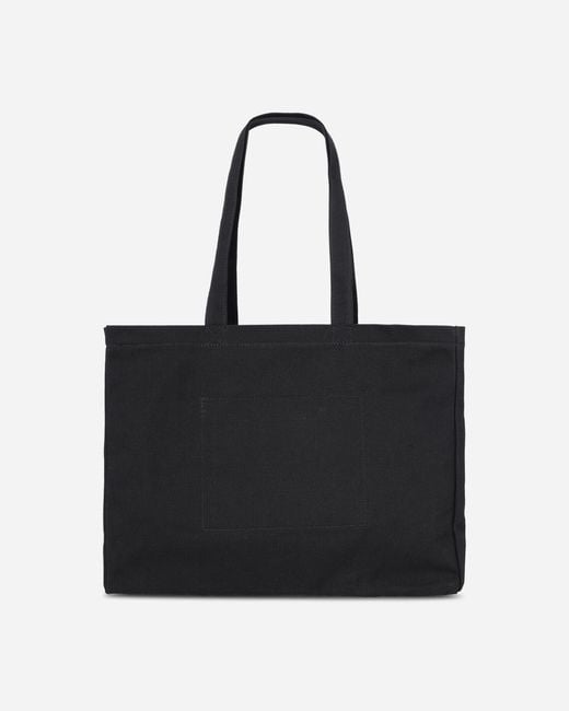 Polo Ralph Lauren Black Crest-embroidered Canvas Tote Bag for men
