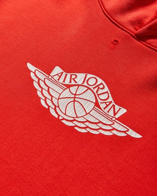 Nike Red Men S Rare Air Fleece Hoodie Chile for men