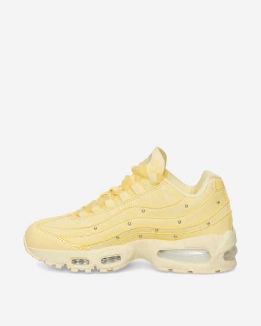 Nike Women S Air Max 95 Big Bubble Sneakers Soft Yellow