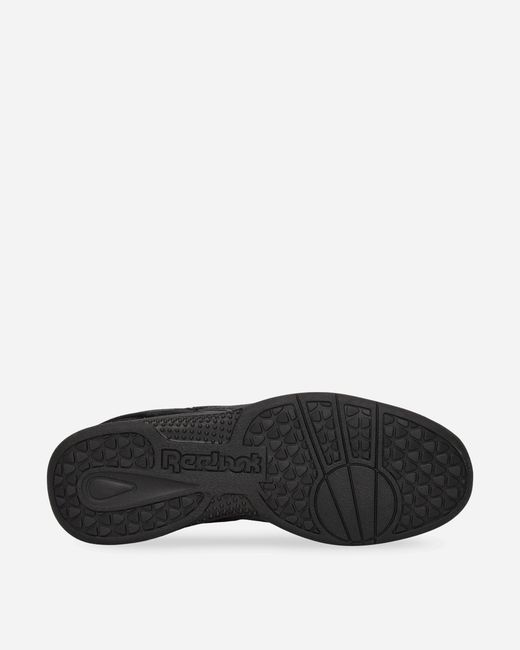 Reebok Black Pleasures Hammer Street Sneakers / Silver for men