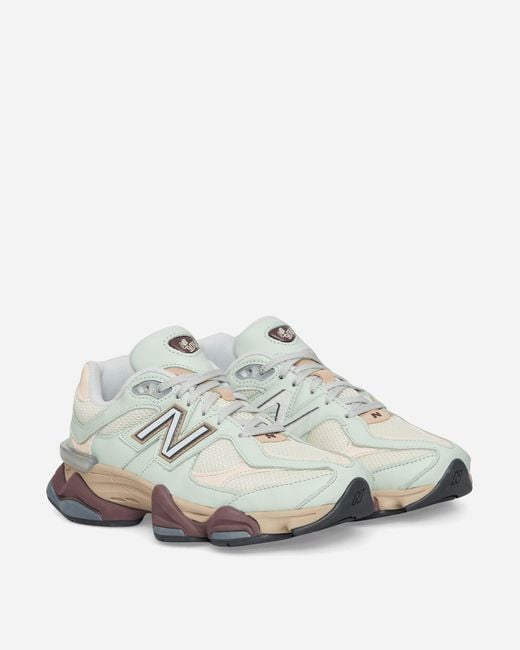 New Balance White 9060 Sneakers Clay Ash for men
