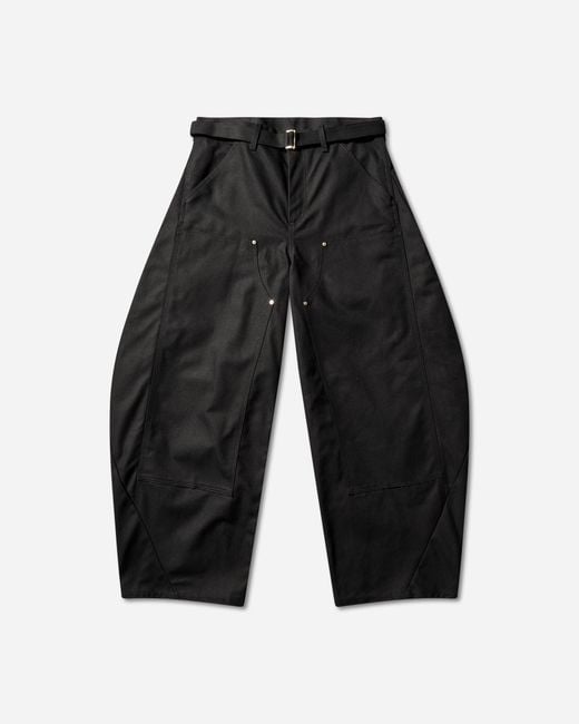 Sacai Black Carhartt Wip Duck Pants for men