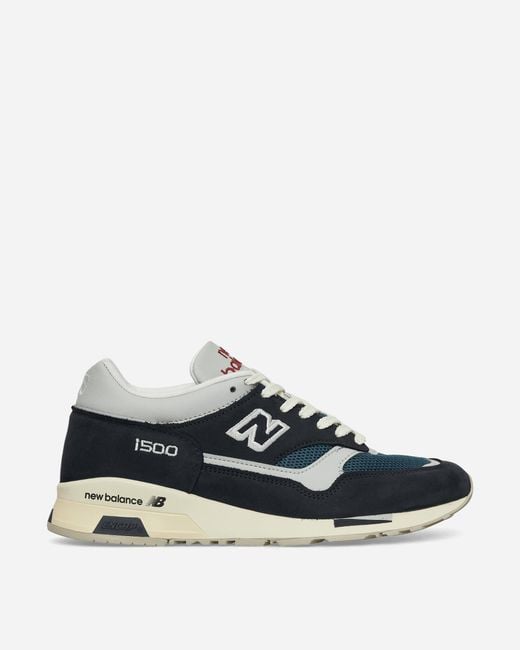 New Balance Multicolor Made In Uk 1500 Sneakers Total Eclipse / Indian Teal / Harbor Mist for men