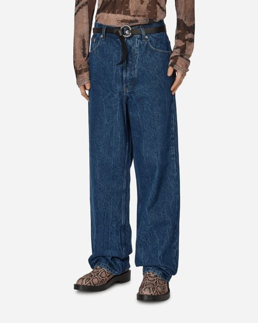 Dries Van Noten Blue Loose Fit Jeans for men