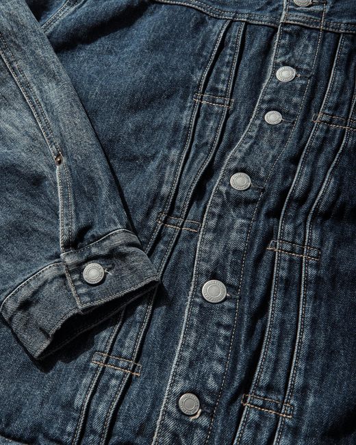 Undercover Blue Men S Denim Blouson Indigo for men