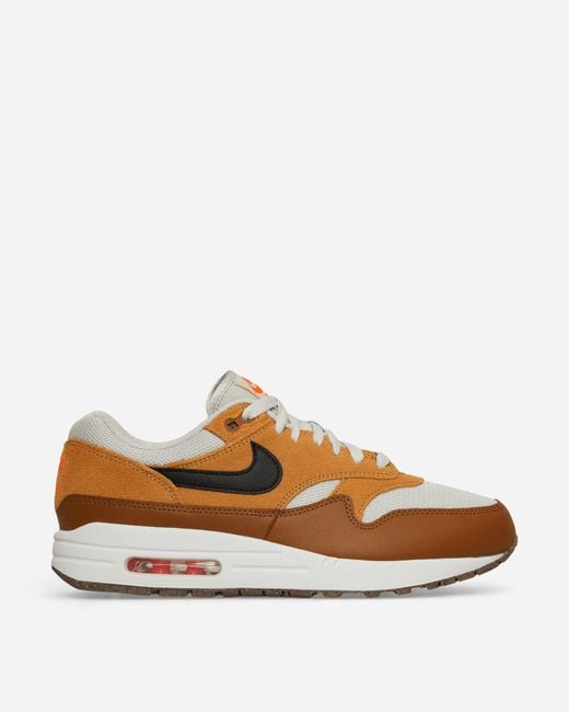 Nike Brown Air Max 1 Essential Sneakers Light Bone British Tan for men