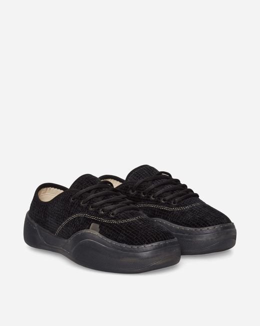 ERL Black Corduroy Coupe Sneakers Dark for men