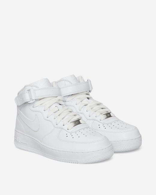 Nike White Air Force 1 Mid 07 Sneakers for men