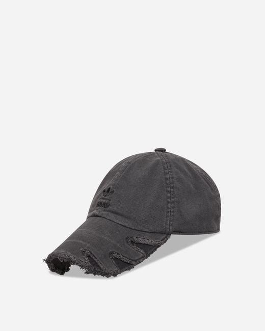 Adidas Gray Avavav Slashed Double Brim Cap for men