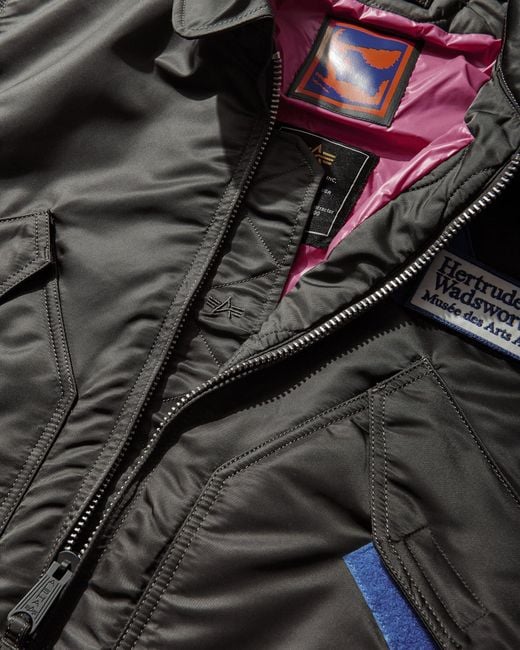 GR10K Black Alpha Industries Cwu-45 Bomber Jacket Rep for men