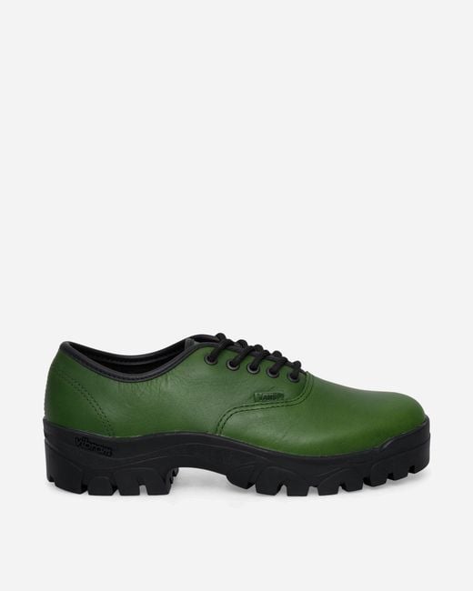 Vans Green Authentic Oxford Sneakers Dark for men