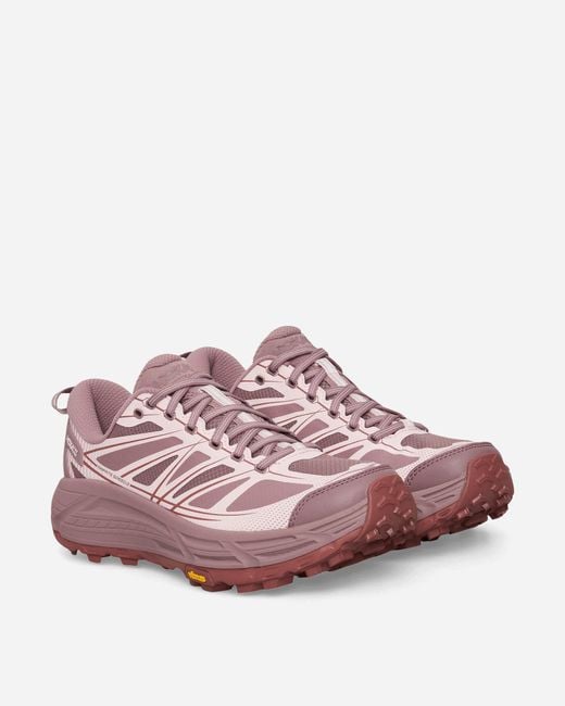 Hoka One One Pink Mafate Speed 2 Sneakers Classic Mauve / Carnation for men