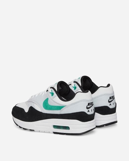 Nike Air Max 1 Sneakers White / Pure Platinum / Black / Stadium Green for men