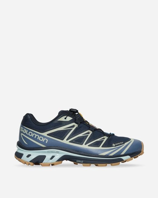 Salomon Blue Xt-6 Gore-tex Sneakers Carbon / Bering Sea / Sage for men