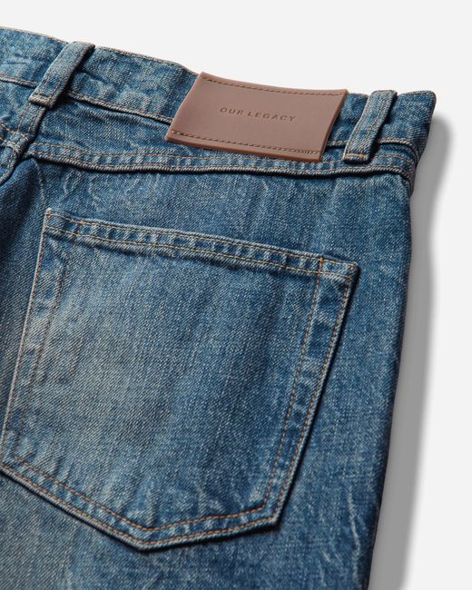 Our Legacy Blue S Wata Cut Jeans River Wash