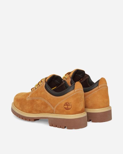 Timberland Brown Heritage Lace Up Shoes Wheat for men