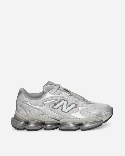 New Balance Gray Abzorb 2000 Sneakers Silver Metallic for men