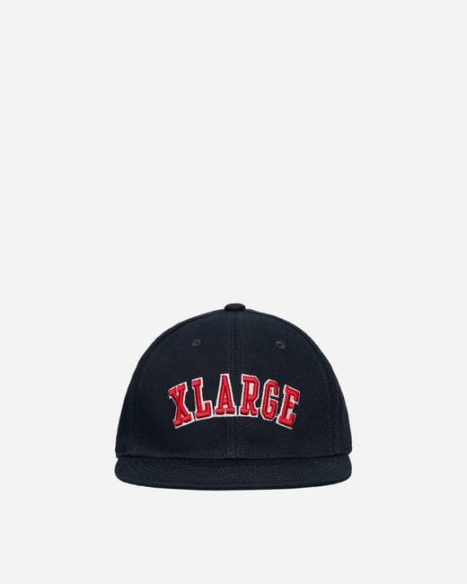 Xlarge Blue Round Logo Snapback Cap Navy for men