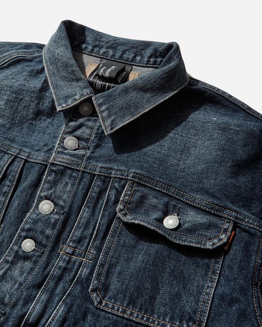 Undercover Blue Men S Denim Blouson Indigo for men