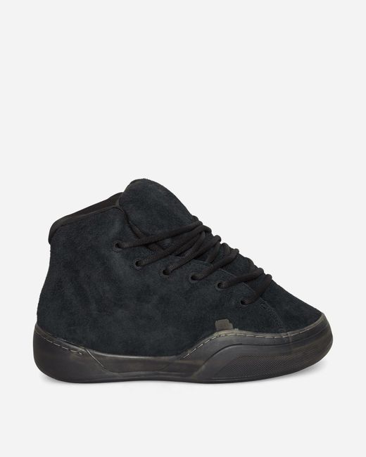 ERL Black Suede Mid Vamp Sneakers Pirate for men