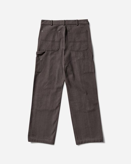 Umbro Gray Shinguard Canvas Pants Black Olive for men
