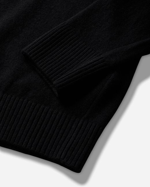 Stone Island Black Men S Rws Geelong Wool Polo for men