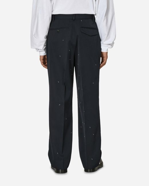 Undercover Black Pleated Pants Dark for men