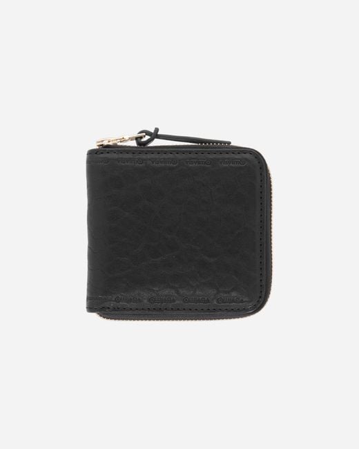 Visvim Black Leather Bi-Fold Wallet for men