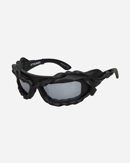 OTTOLINGER Black Twisted Sunglasses / Mirror