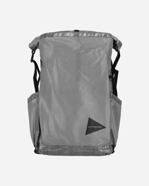 And Wander Gray Dyneema(r) Backpack Charcoal for men