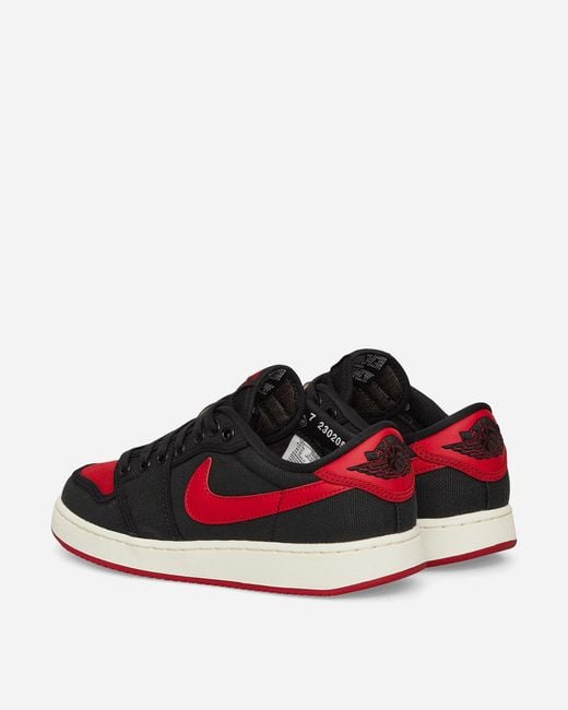 Nike Ajko 1 Low Sneakers Black / Varsity Red for men