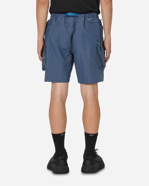 Nike Blue Acg Snowgrass Cargo Shorts Diffused for men