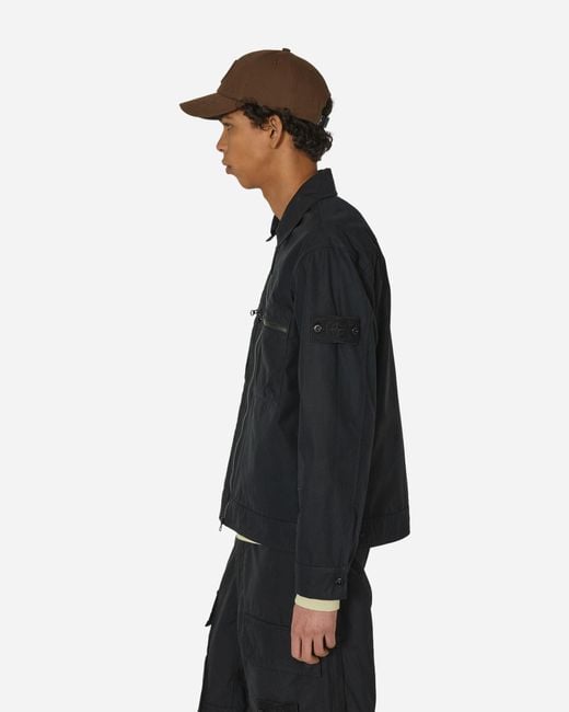 Stone island ghost piece overshirt black top