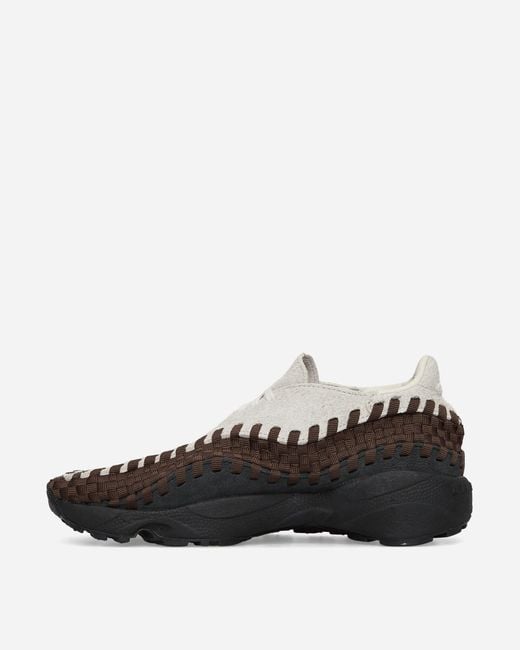 Nike Black Wmns Air Footscape Woven Sneakers Light Orewood Brown / Coconut Milk for men